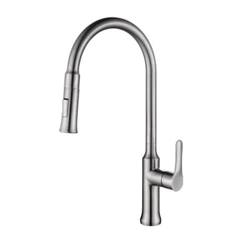 Kitchen Mixer|Stainless Steel Mixer|Single level pull down faucet